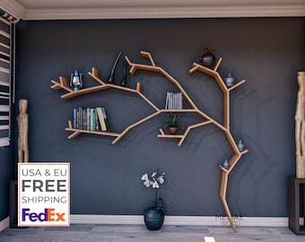 Branching Bookshelf