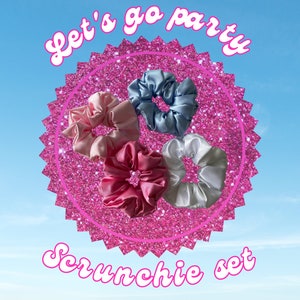 Let&#39;s Go Party Scrunchie Set