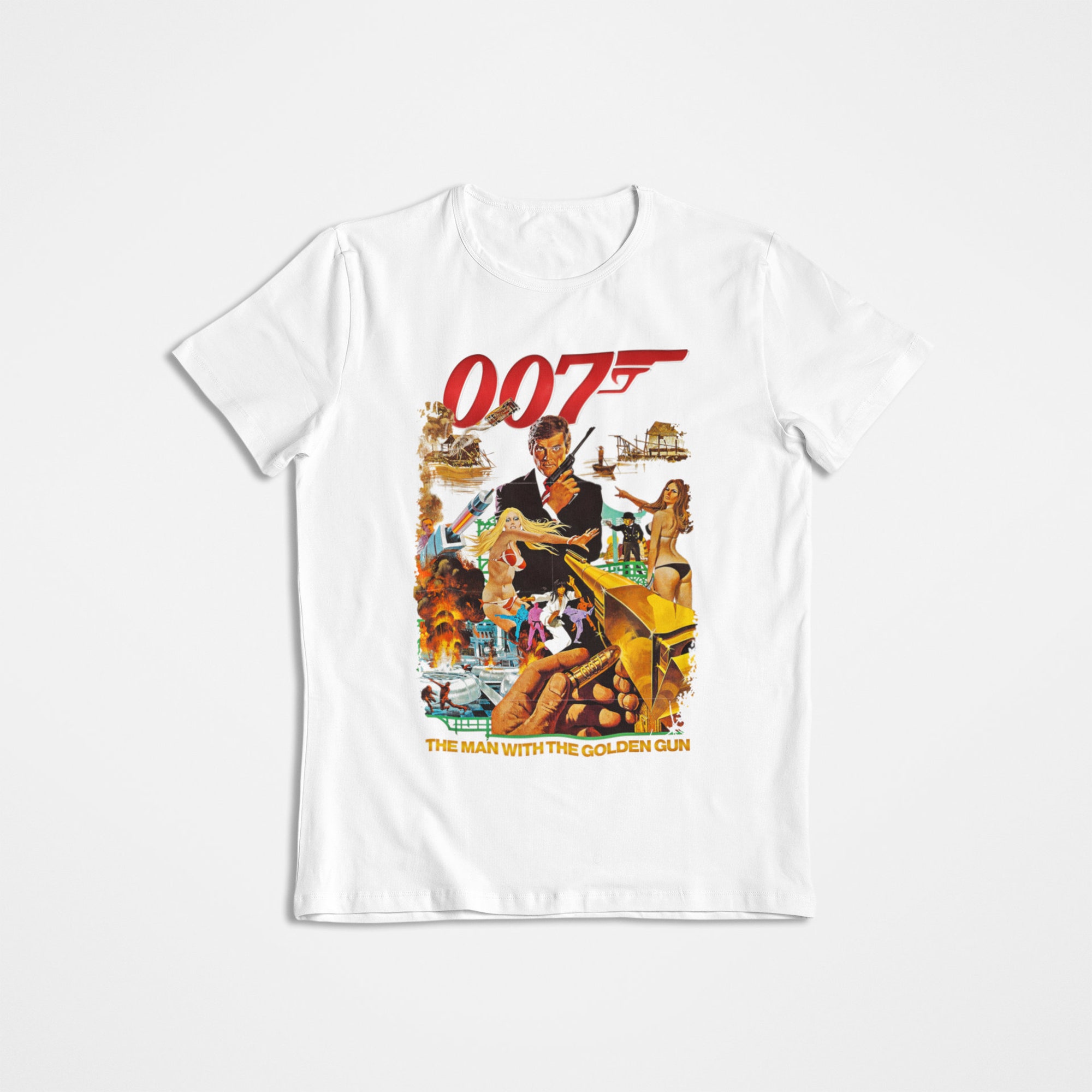 Vintage Graphic T-Shirt, Graphic Tee ~ James Bond, 007, Retro, Streetwear