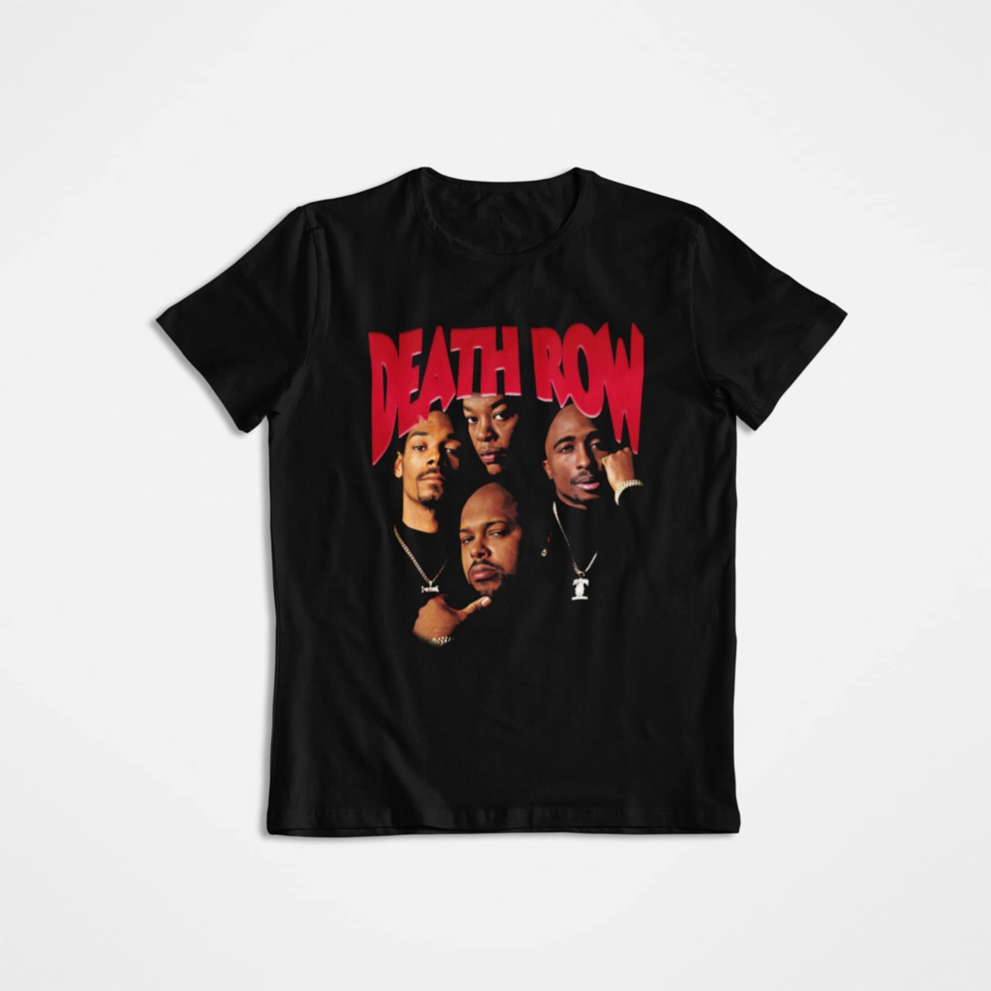 Discover Vintage Graphic T-Shirt, Graphic Tee ~ Death Row, Hip Hop