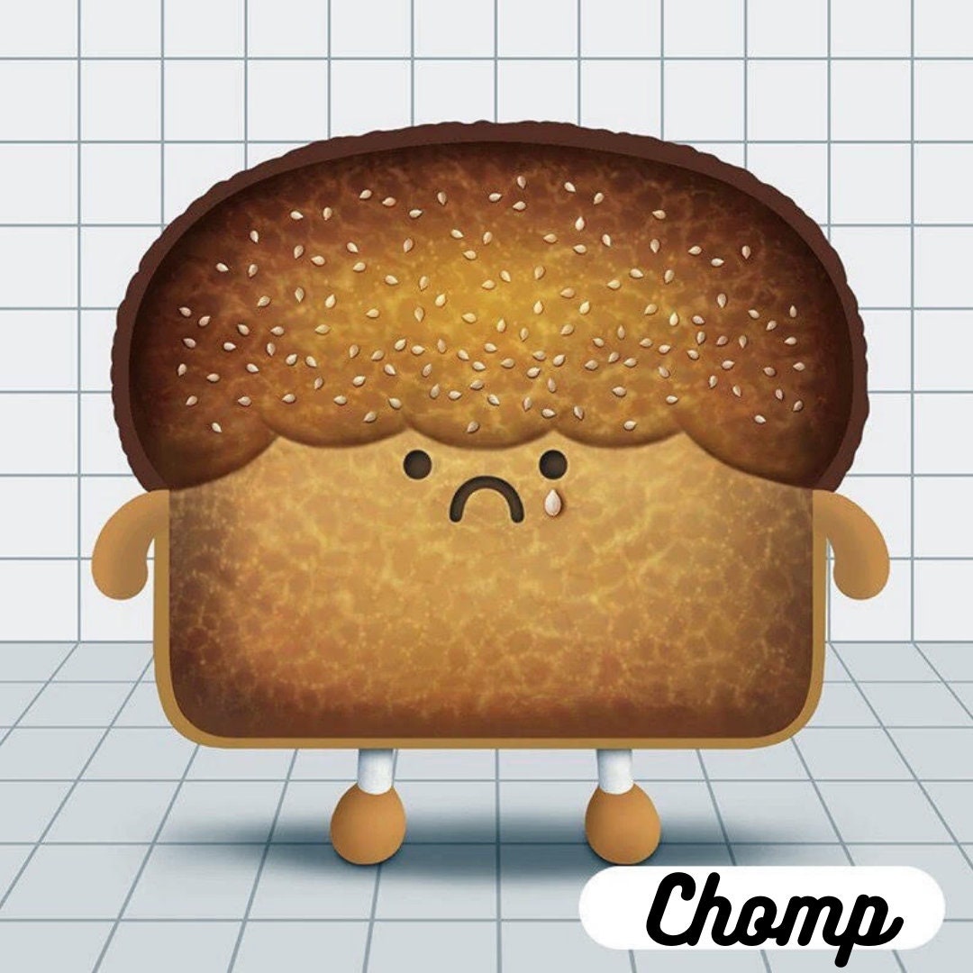 sad toast plush