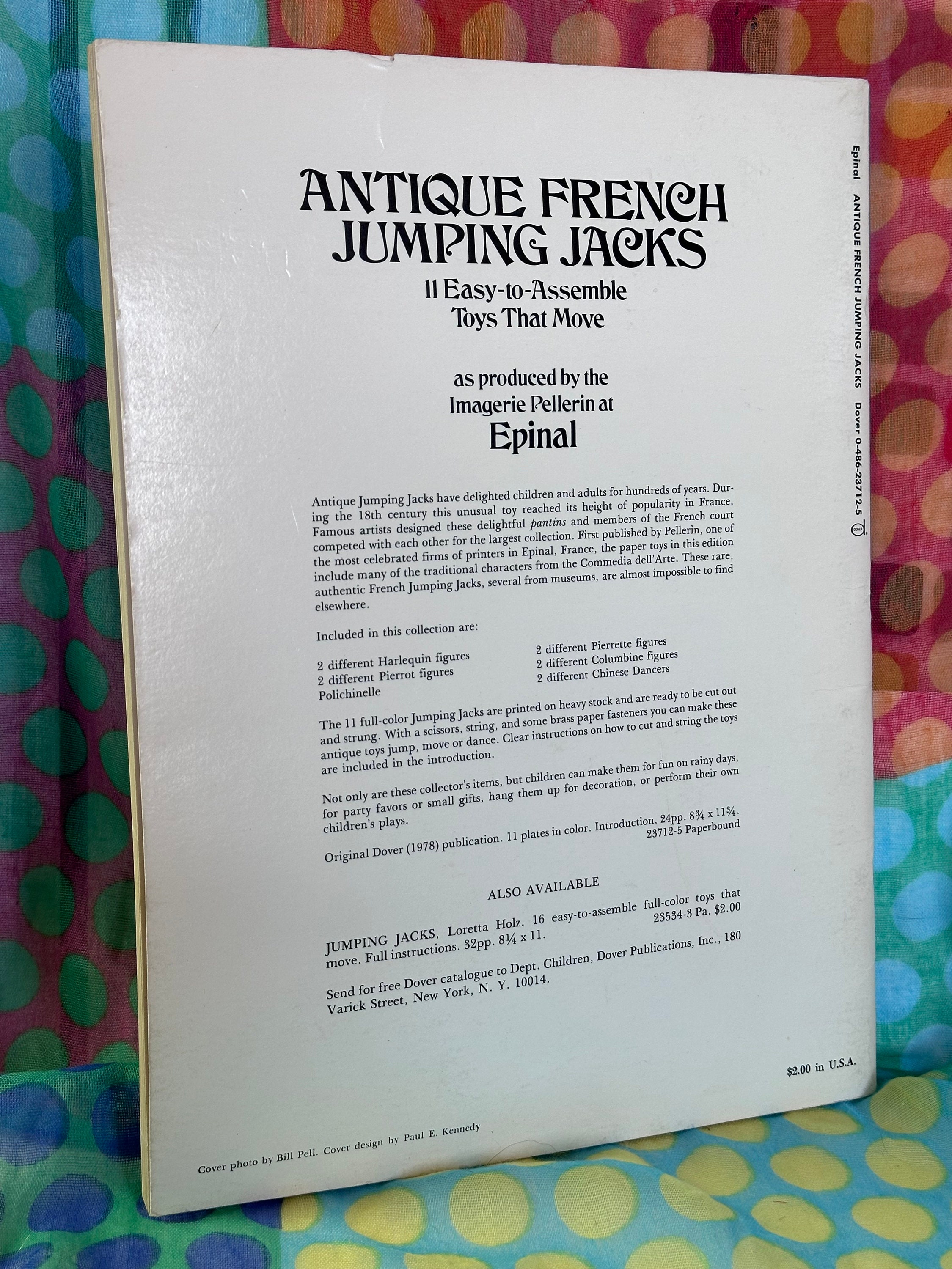 Vintage 1978 Antique French Jumping Jacks - Images Pellerin at Epinal ...