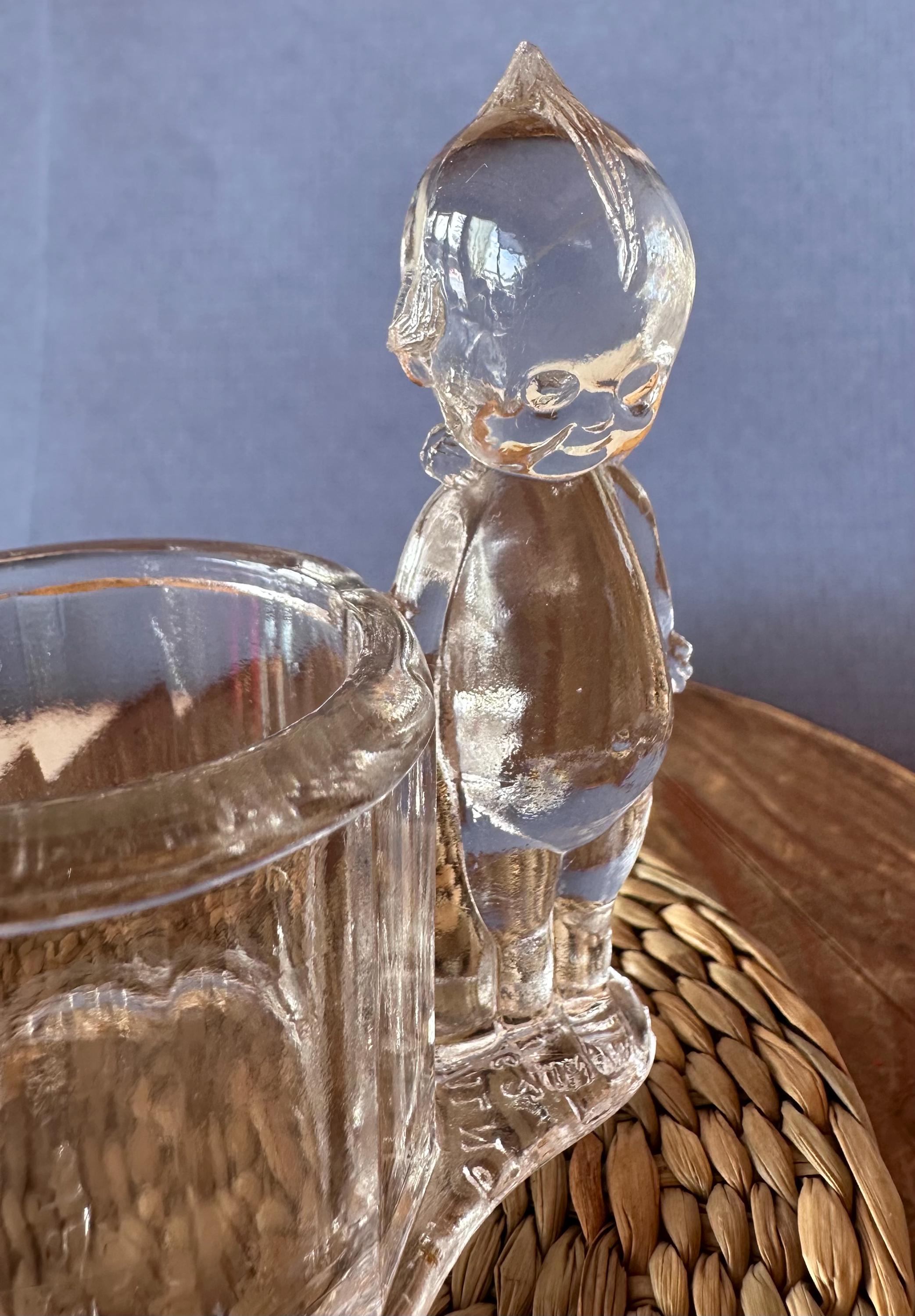 Antique Glass Candy Container - Etsy