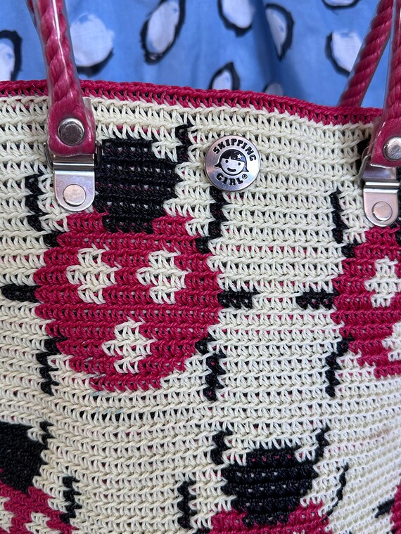 Skipping Girl Hand Crafted "Ladybug" Tote/Shoulde… - image 4