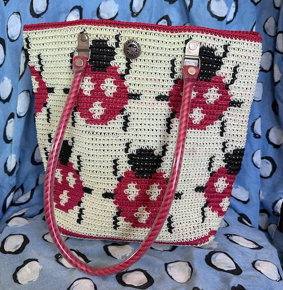 Skipping Girl Hand Crafted "Ladybug" Tote/Shoulder