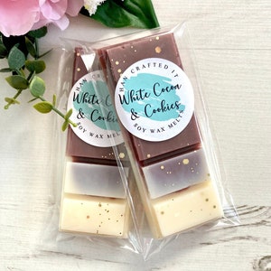 Cookie Soy Wax Melts. White cocoa and cookie wax melt. Highly Fragranced. Highly Scented. Baking smell. Food fragrances.