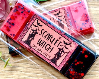 Scarlet Witch Soy Wax Melts: Cedar, Patchouli Scented Snap Bar