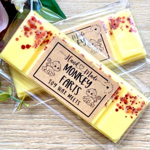 Monkey Farts Soy Wax Melts: Tropical Fruity Scent
