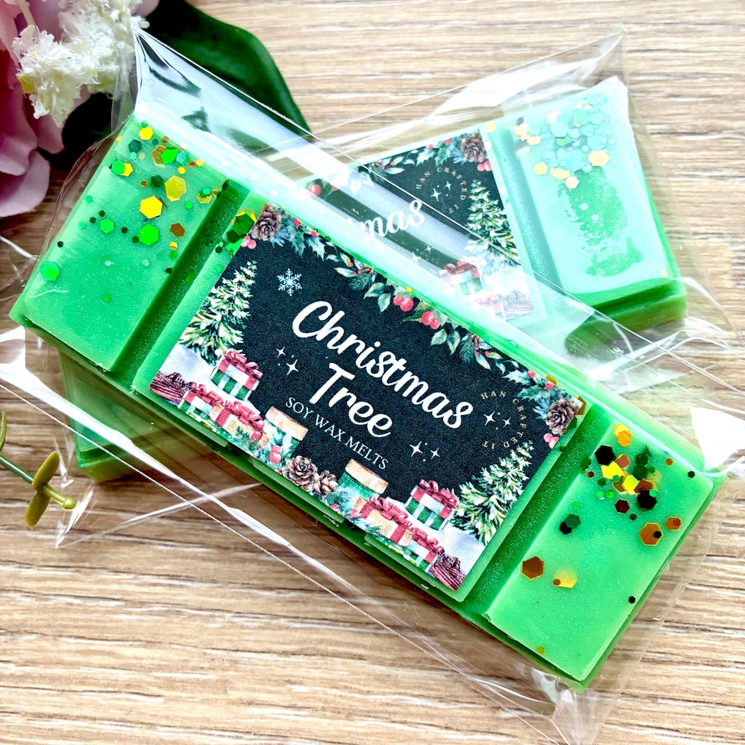 Christmas Tree Scented Soy Wax Melt Snap Bar - Etsy UK
