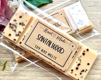Santalwood soy wax melts. Autumn fragrances.