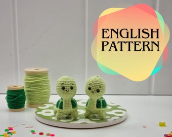 Amigurumi turtle pattern, cute turtle, crochet turtle pattern, english pattern turtle, amigurumi doll, amigurumi crochet,