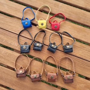 Handmade Mini Leather Bag: Chic Collectible Purse