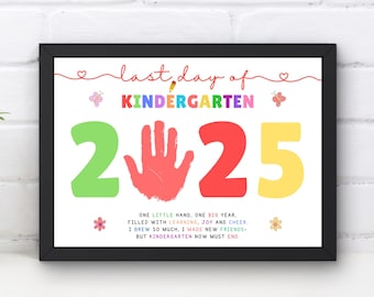 Handafdruk kunst kleuterschool: laatste dag aandenken (pdf-download)