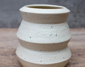 Sea Salt Textured Ceramic Vase