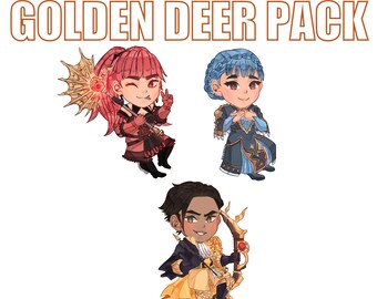 Golden Deer Keychain bundle