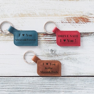 Porte-clés en cuir personnalisé, porte-clés initial en cuir, porte-clés en cuir personnalisé pour femmes, porte-clés couple, porte-clés en cuir pour hommes
