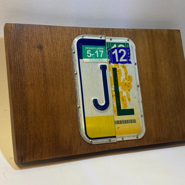 Unique hand made JL Jeep Wrangler license plate sign