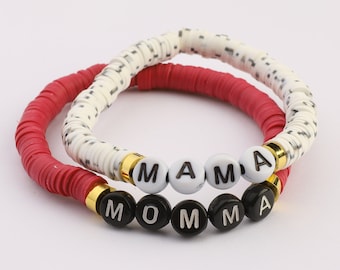 Custom Name Bracelet, Mother's Day Gifts, Name Jewelry, Bracelets For Women, Gold Spacer Mom Bracelet , Mom Jewelry, For Mom, Grandma