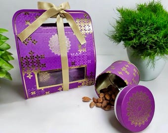 Dry Fruits Gift Hamper with Handle (Dry Fruits Not Included)