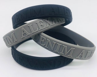 Denim Alexander Silicon Bracelet