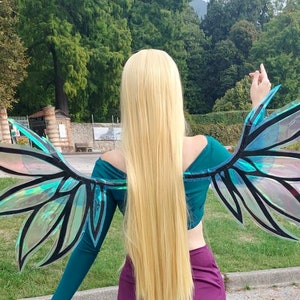 Skrzydła zmieniające pozycję czarownicy cosplay W.I.T.C.H./ Skrzydła W.I.T.C.H. Składanie/Irma/Will/Tarane/Cornelia