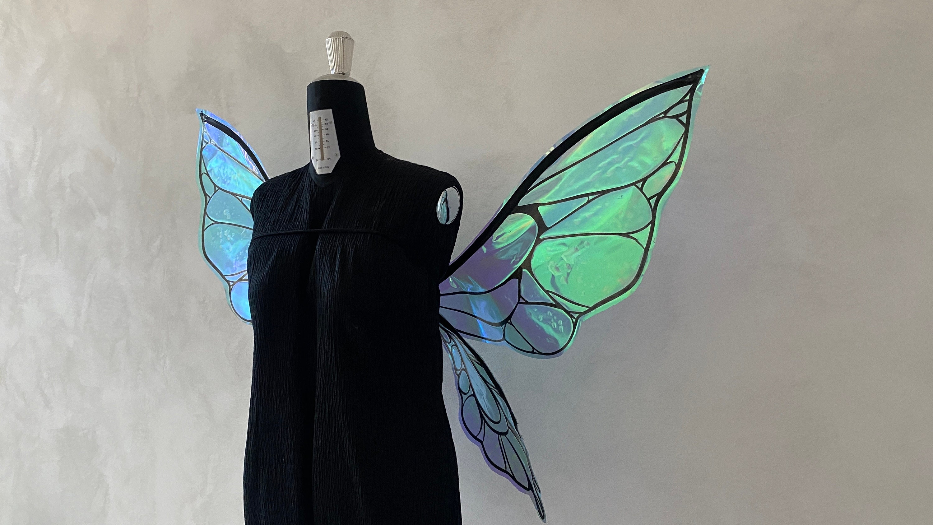 Feenflügel Kostüm Set Mit Elfenohren & Feenstab - Magischer Glitzer Für Partys