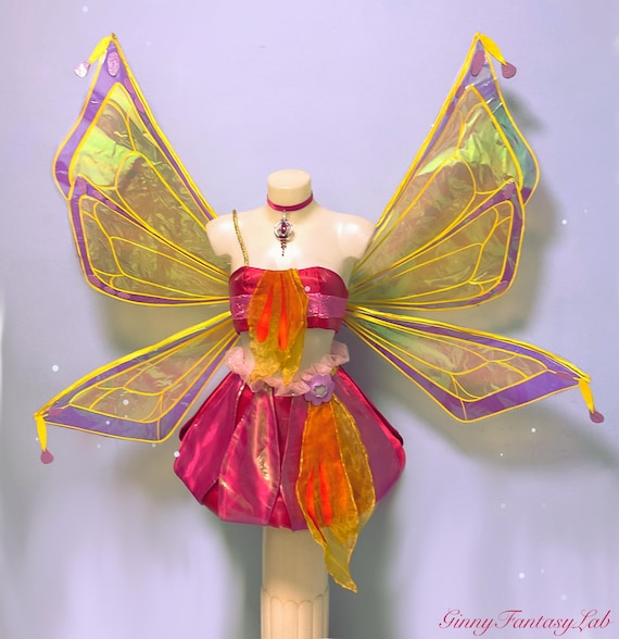 Winx Dress Wings (winx Club) Customizable - Cosplay, Costume, Fairy Wings