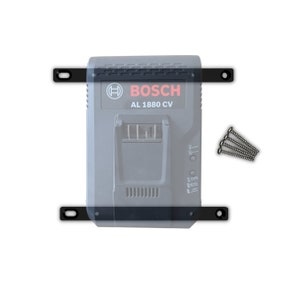 Wall mount for Bosch AL 1880 CV battery charger, wall mount incl. screws