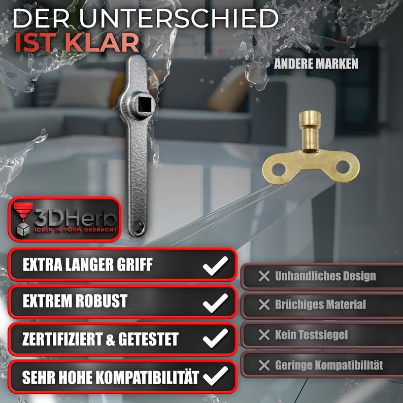 Bleeding Key Heating Key Radiator Bleed Handle Bleed Heating - Absolute ...