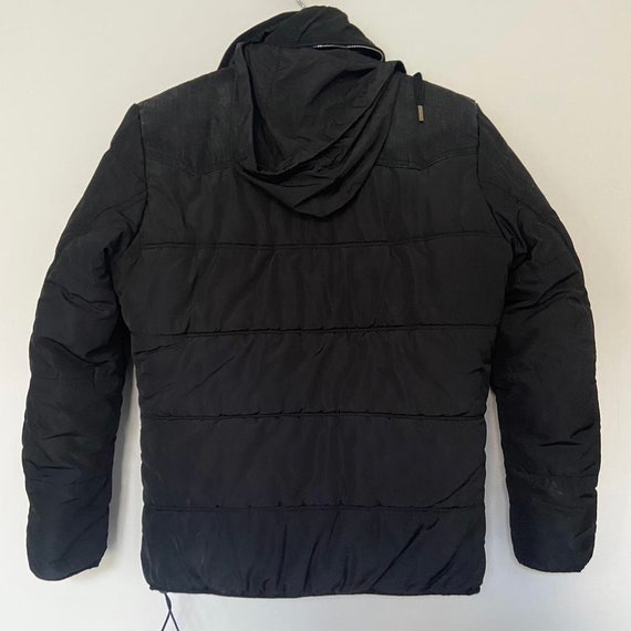 Y2k diesel utility puffer jacket drawstring multi poc… Gem