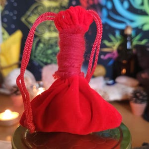 Ferma il loro sacchetto di pettegolezzi - Amuleto per farli smettere di pettegolare - Borsa STFU Mojo - Borsa con incantesimo per fermare il pettegolezzo - Borsa Mojo per attirare rispetto e ammirazione