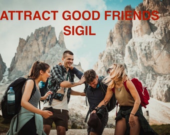 Attract Good Friends Sigil / Socialize Sigil