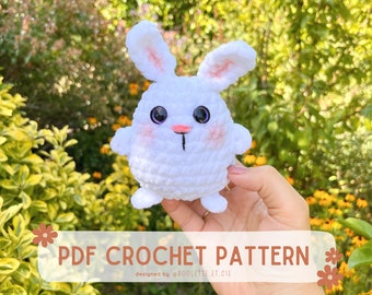 Chubby Bunny - Easy Crochet Pattern - Chubby Bunny - Tutorial - Pattern - Crochet Facile