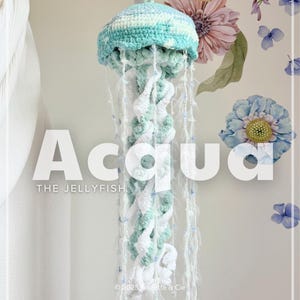 Acqua Jellyfish Crochet Pattern PDF – Amigurumi Sea Creature Tutorial – Easy Ocean Animal Plushie Pattern – Jellyfish Decor DIY