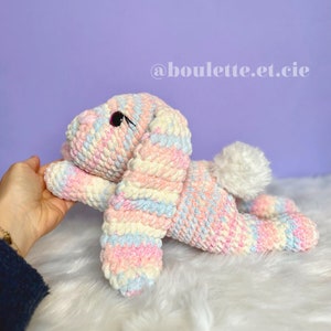 Blue the Lazy Bunny Crochet Pattern Lapine Crochet Pattern PDF Amigurumi Pattern image 10