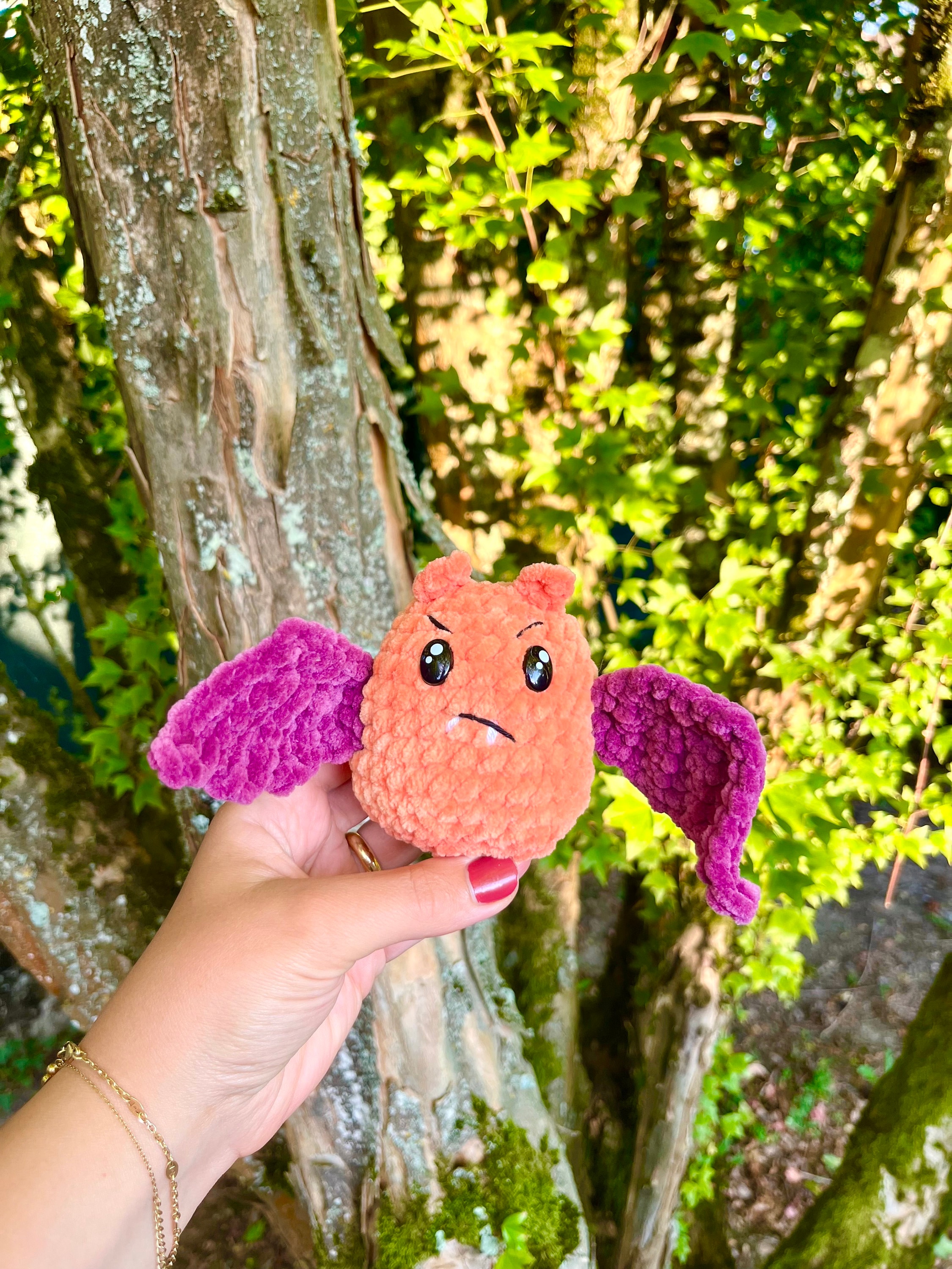 Chubby Bat - Easy Crochet Pattern - Bat - Easy Crochet Tutorial - Etsy