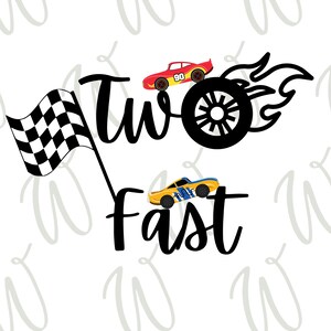 Two Fast 2nd Birthday PNG SVG, Digital Download, Printable, Sublimation ...