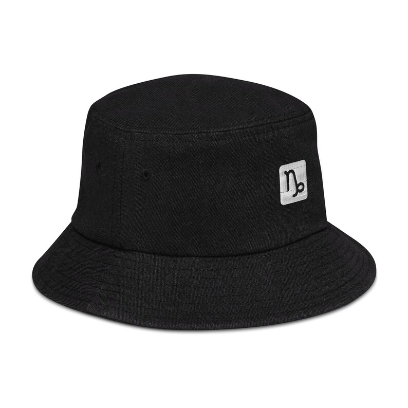 Capricorn Denim Bucket Hat image 4