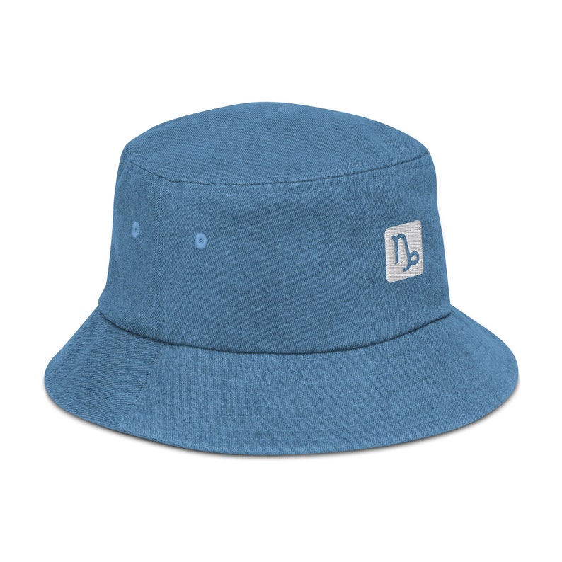 Capricorn Denim Bucket Hat image 7