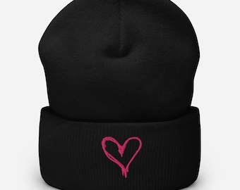 Graffiti Heart Beanie