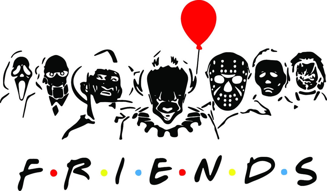 Friends Horror SVG - Etsy