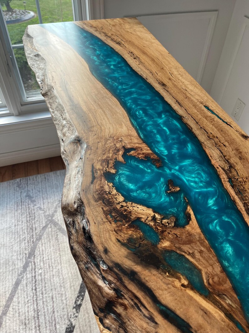 Custom Epoxy River Tables – Handmade Live Edge Wood & Resin Furniture ...