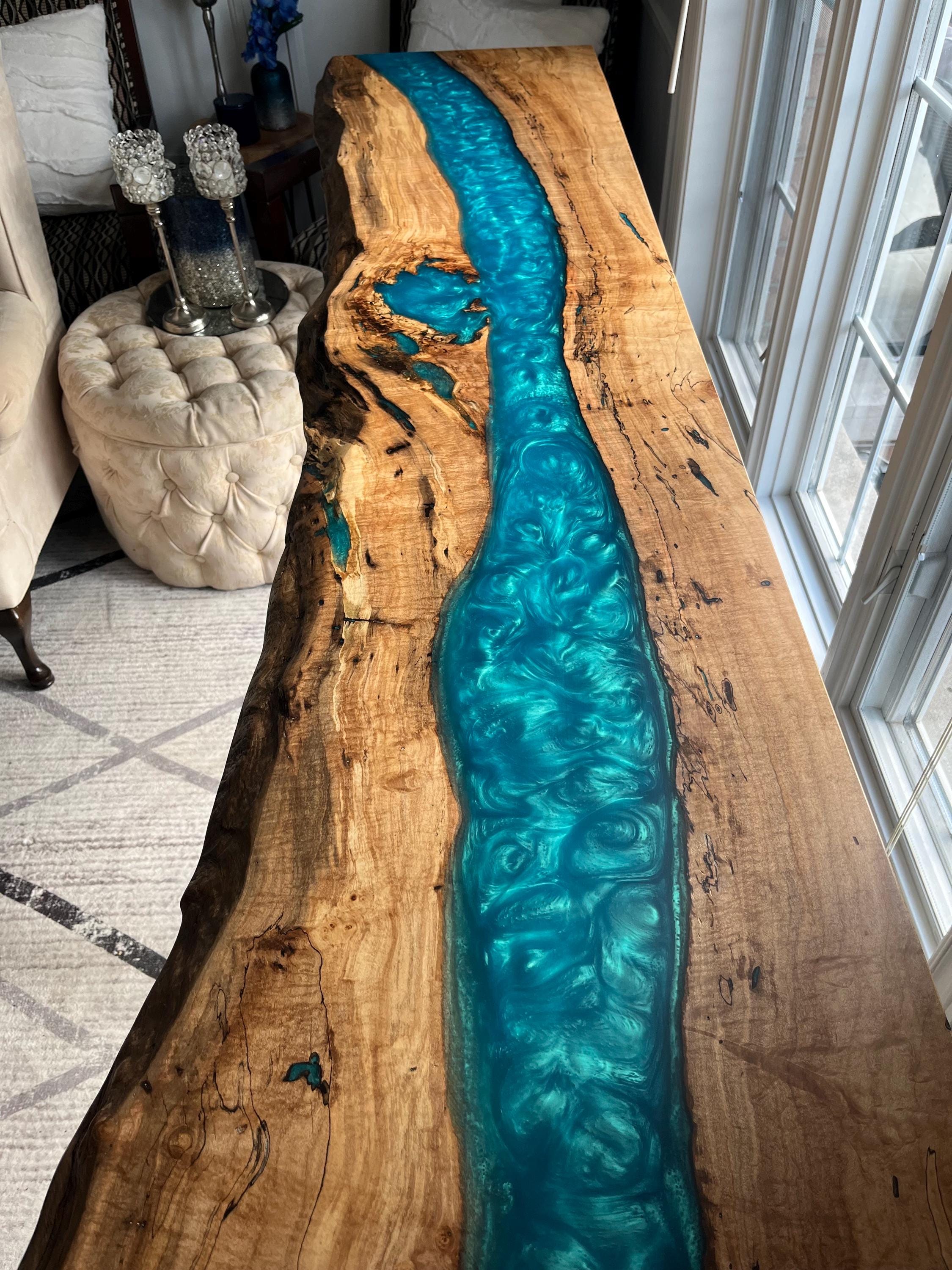 Custom Epoxy River Tables – Handmade Live Edge Wood & Resin Furniture ...
