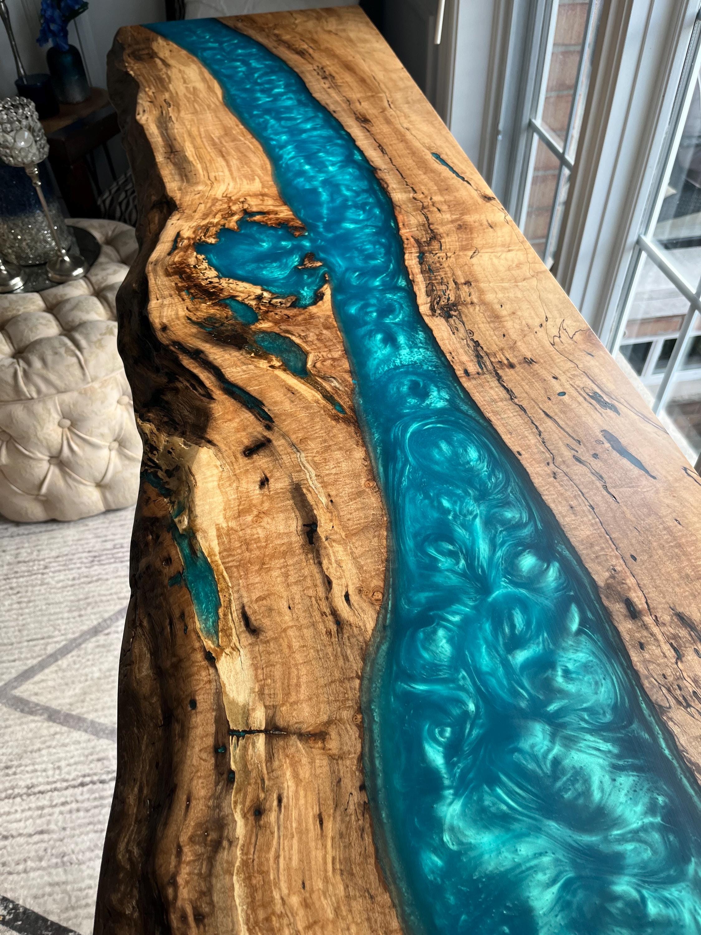Custom Epoxy River Tables – Handmade Live Edge Wood & Resin Furniture ...