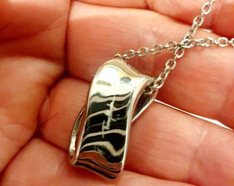 Y2k Vintage Thierry Mugler Silver Necklace, Star Crystals Pendant
