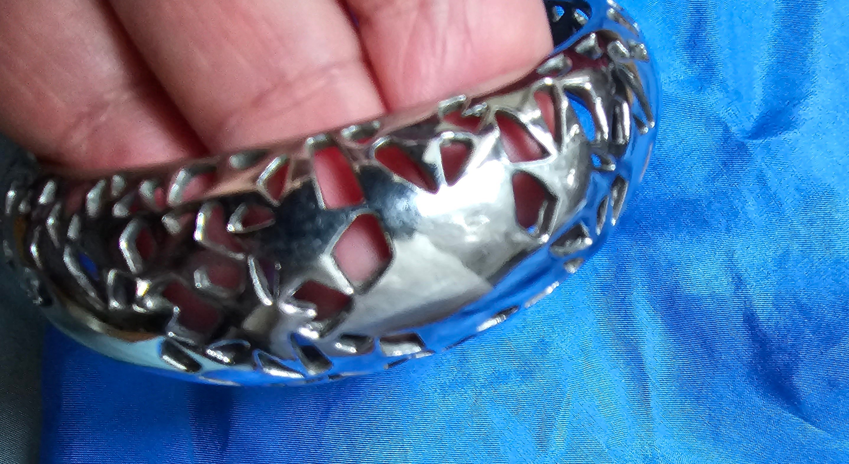 Thierry Mugler Bracelet, Stamped and Signed, Star Collection