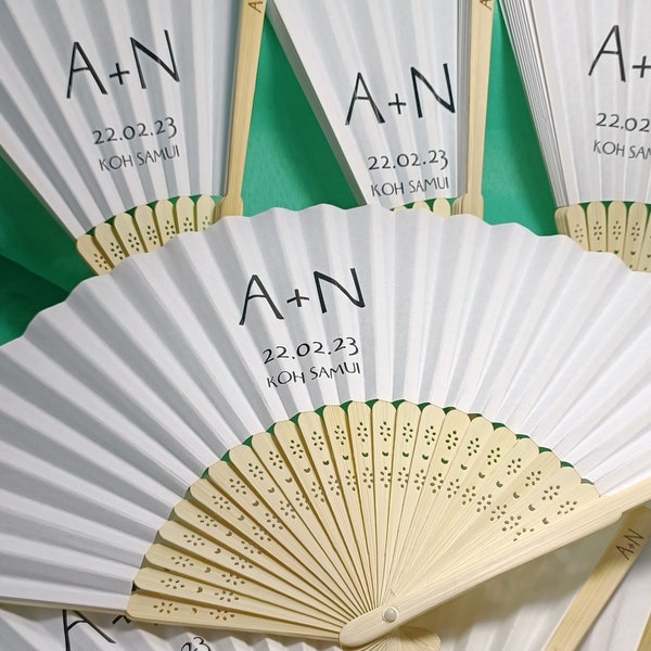 custom paper fans on handle and fan face. printed paper fans with handle printed  extra cusotmization on ,wedding favors ,promotion fans