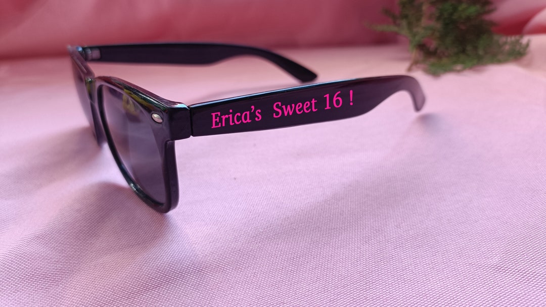 Sweet 16 Custom Sunglasses Party Favors in Bulk Wedding Gifts for