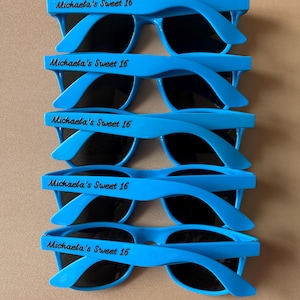 Occhiali da sole personalizzati per bambini per feste di compleanno, feste di compleanno per ragazzi, regali per feste di compleanno per ragazzi, regali per club scolastici, regali di laurea