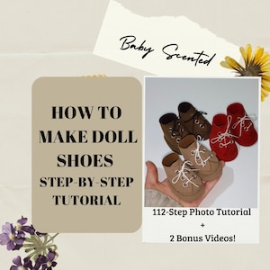 Waldorf Doll Shoes Tutorial: Leather Sewing Guide + Videos (PDF Download